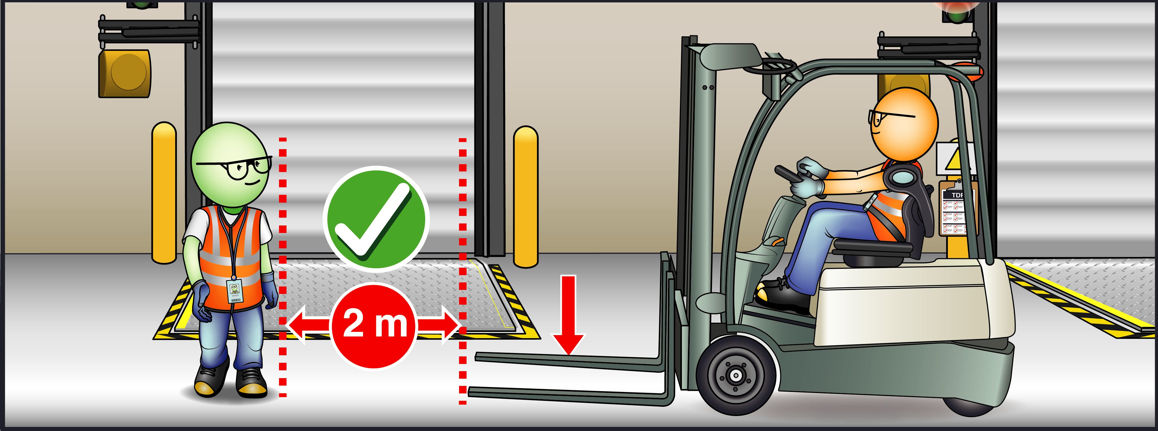 Forklift truck image